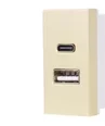 ابريز شاحن 5V 3A C +T USB مجوز