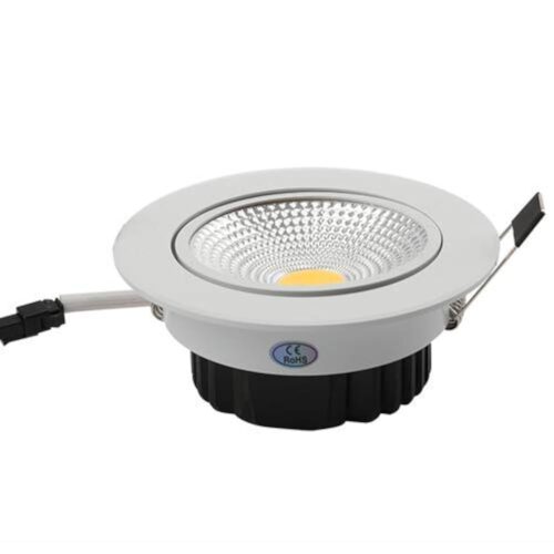 سبوت ترمليس الترا 3000K 10W لون أبيض وأسود فتحة dimmable-7cm