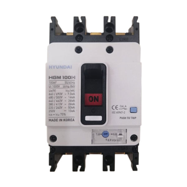 HGM400E 3P MCCP قاطع ھونداي 400 امبیر معیاري