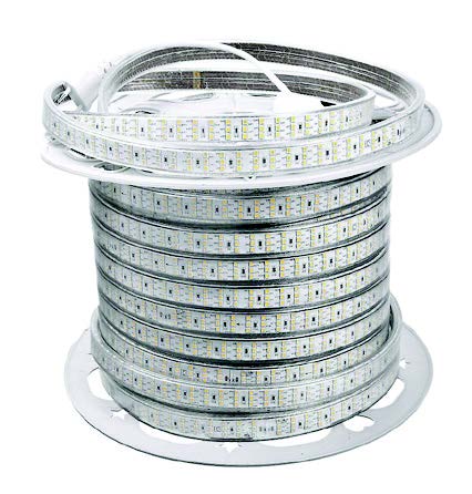 حبل إنارة ليد تربل 12mm 180LED 4000K  (100mt)