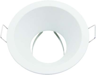 سبوت ترمليس مفرد دائري فارغ ابيض فتح 7cm