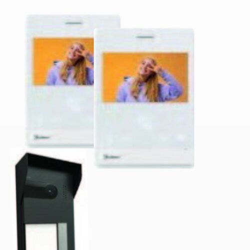 طقم شقتین بشاشة 4 انش ملون بذاكرة ھاند فري مع اكسسز + 2G سول  بمدالیة قابل لاضافة میموري لتخزین الصور + فیدیو للزائر
