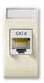 مخرج CAT 6A RJ45 معزز وغير محمي - وحدة 1