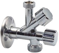 محبس زاوية 2/ 1” * 4/ 3“ خطين - قلبين
