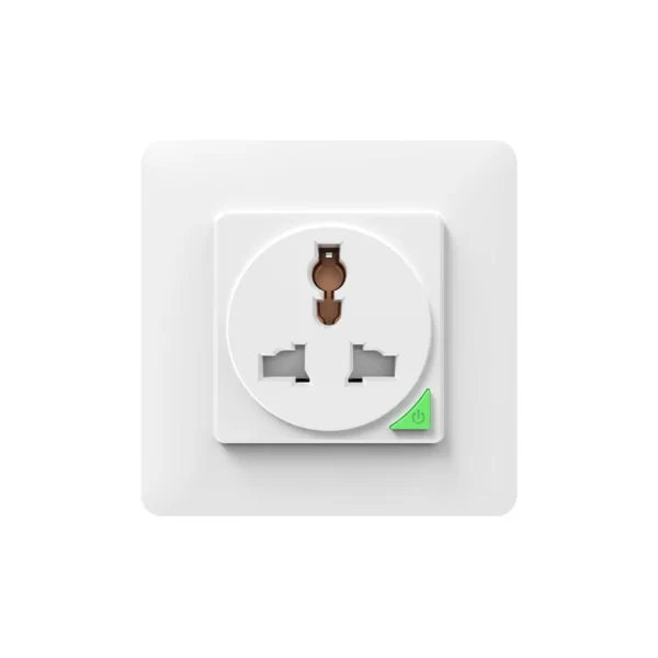 ابريز مفرد يونيفيرسال مع مفاتح +شاحن TYPE USB 7*7 لون ابيض